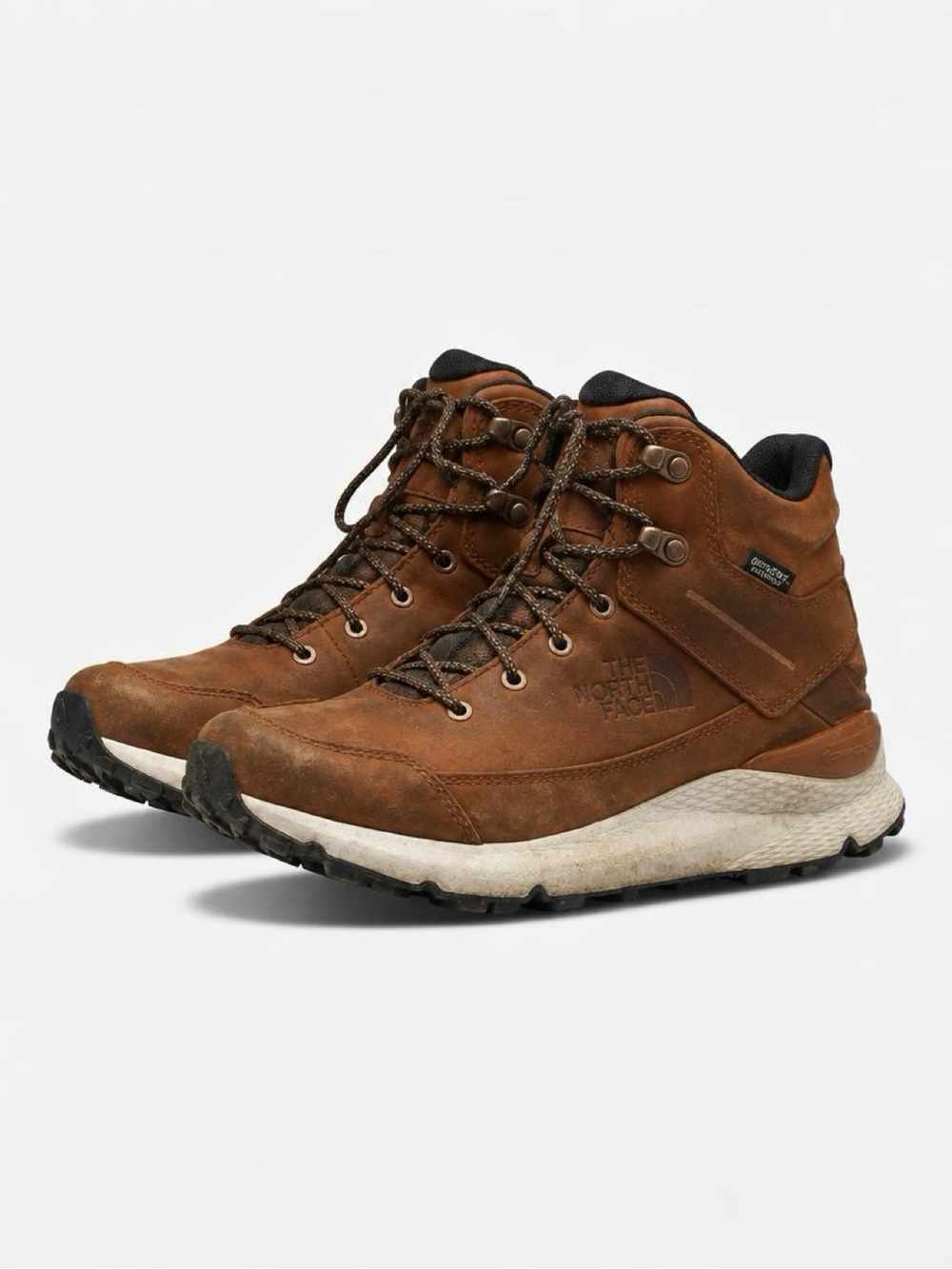 The North Face Men's Vals Mid Leather WP Waterproof Hiking Boots Size 8.5